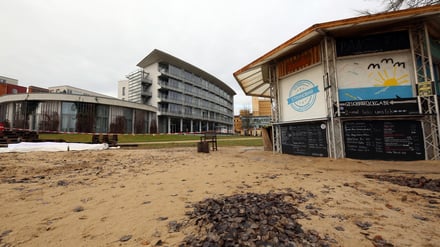 Hotel und Strandbar in Potsdam-West.