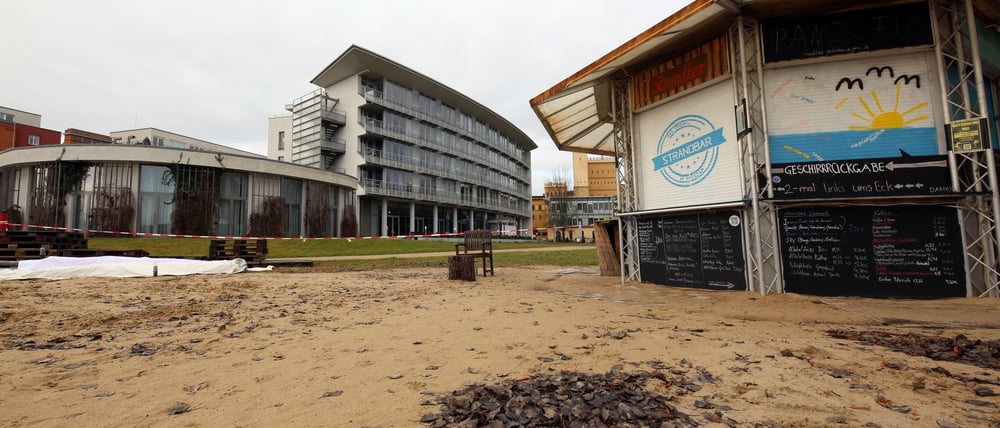 Hotel und Strandbar in Potsdam-West.