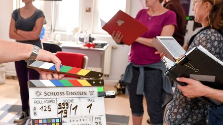Dreharbeiten einer bereits vergangenen Staffel von Schloss Einstein im Jahr 2018. (Archivbild)