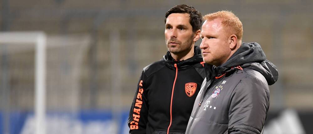 Man kennt sich. Stefan Leitl (links) hat mit Ingolstadt schon gegen Vogel gespielt und in Ingolstadt unter ihm trainiert.