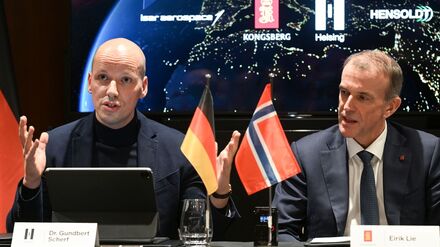 Haben ehrgeizige Pläne im All: Die Chefs von Helsing und Kongsberg.