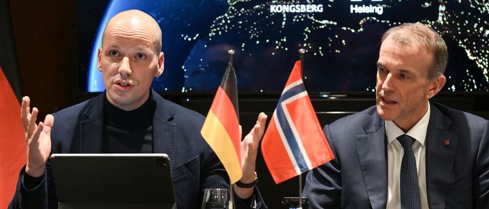 Haben ehrgeizige Pläne im All: Die Chefs von Helsing und Kongsberg.