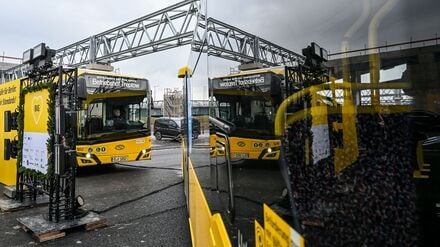 Der neue Betriebshof für E-Busse in Treptow soll 2027 in Betrieb gehen.