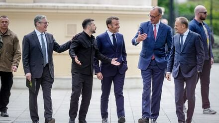 Selenskyj kündigte weitere Gespräche mit Unterstützerstaaten der sogenannten Koalition der Willigen an. (Archivbild)