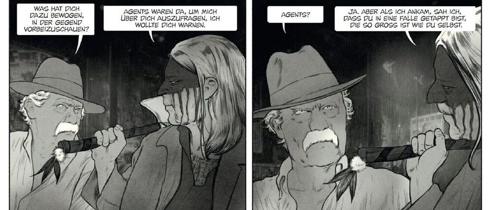 Graphic Novel: Romain Renard: "Wiedersehen mit Comanche", Quelle: Splitter-Verlag.