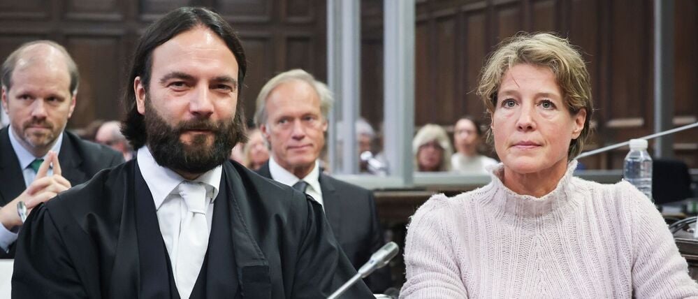 Christina Block ist angeklagt, die Entführung ihrer Kinder in Auftrag gegeben zu haben.