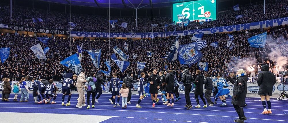 Hertha BSC hat wieder ein Heimspiel im DFB-Pokal. (Archivbild)