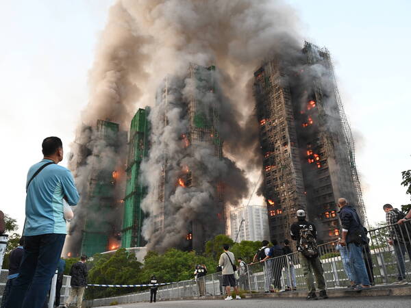 RECORD DATE NOT STATED Hong Kong Wang Fuk Court Fire A general view showing the major fire at Wang Fuk Court in Tai Po on November 26, 2025 in Hong Kong. Photo by Kobe Li/Nexpher Images Hong Kong
BEST2025