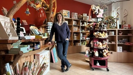 Sandra Nikolai vom Kinderladen „Jibboo“ im Samariterkiez.