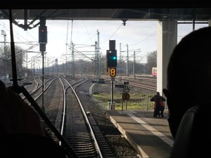 Eröffnung Dresdner Bahn Sonderzug