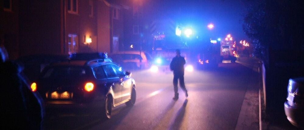 Ein Polizeieinsatz am Halloween-Abend (Archivbild)