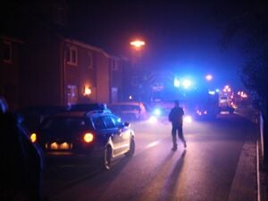 Ein Polizeieinsatz am Halloween-Abend (Archivbild)