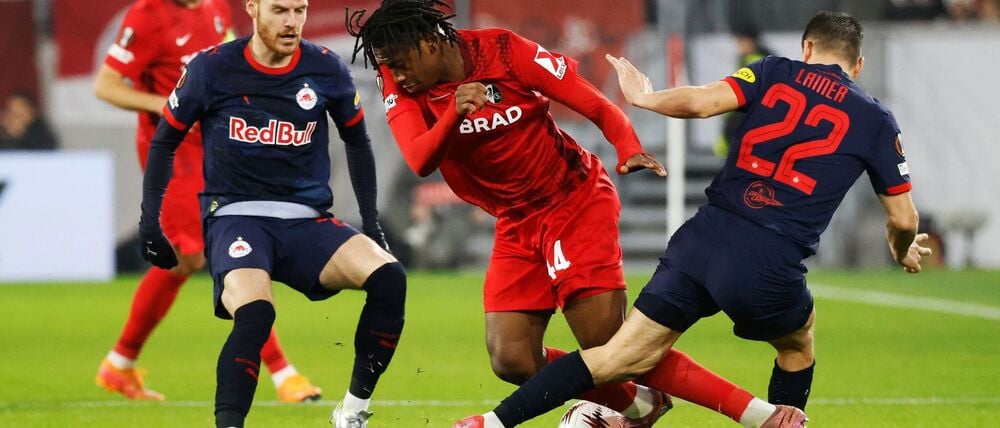 Freiburger Aktivposten: Mittelfeld-Juwel Johan Manzambi (M.).