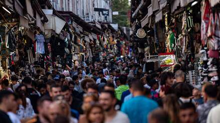 Ein Basar in Istanbul