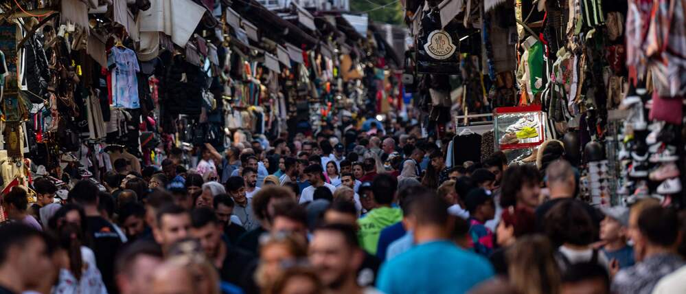 Ein Basar in Istanbul