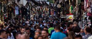 Ein Basar in Istanbul