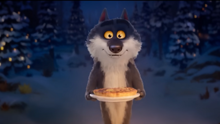 Ein französischer Weihnachtsspot geht viral. Darin lernt ein Wolf, vegetarisch zu kochen.