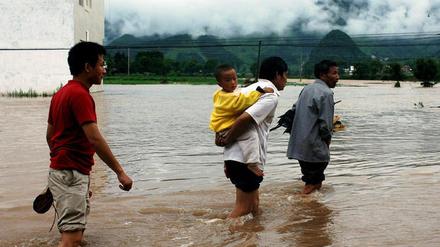 Unwetter in China