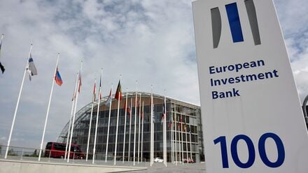 Die EIB in Luxemburg.