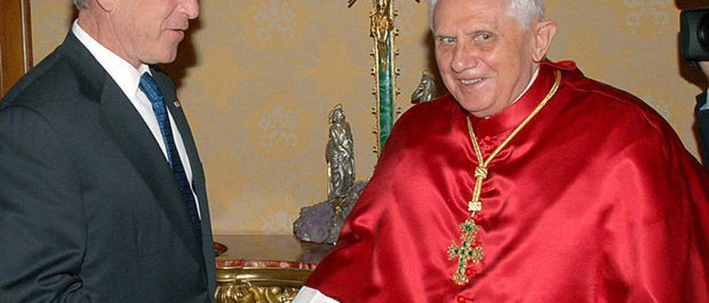 Papst trifft Bush