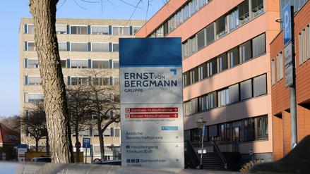 Das Klinikum „Ernst von Bergmann“ in Potsdam.