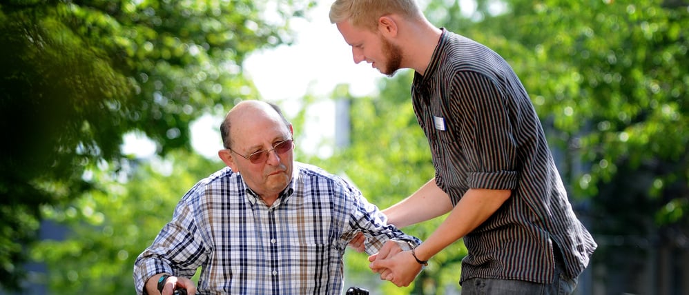 Mit einer Wehrpflicht käme wohl auch der Zivildienst zurück.