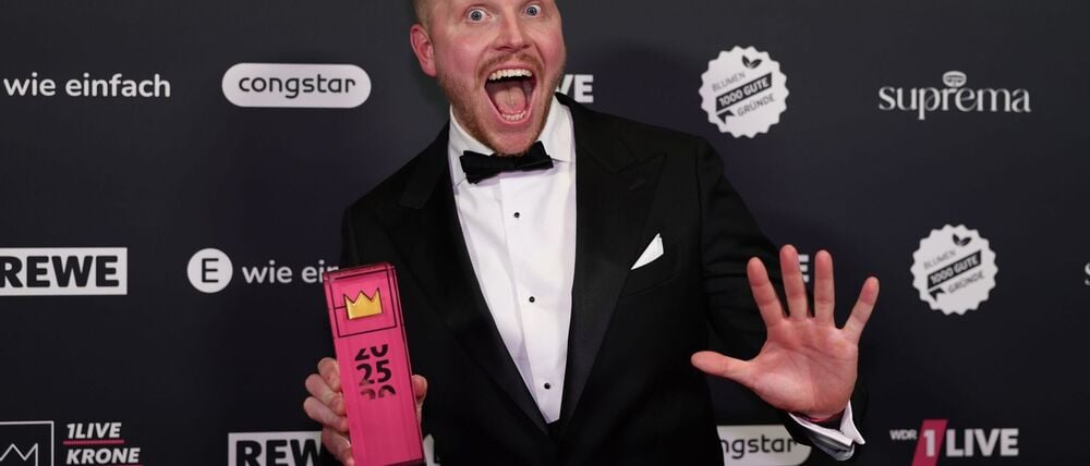 Vor wenigen Tagen erhielt der Rapper Finch einen Preis in der Kategorie Bester Liveact - nun kündigt er für 2026 ein Konzert an einem besonderen Ort an. (Archivbild)