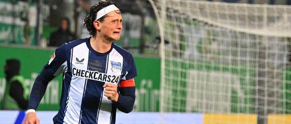 Fabian Reese musste lange auf sein erstes Tor aus dem Spiel heraus warten. Entsprechend fiel seine Reaktion aus.