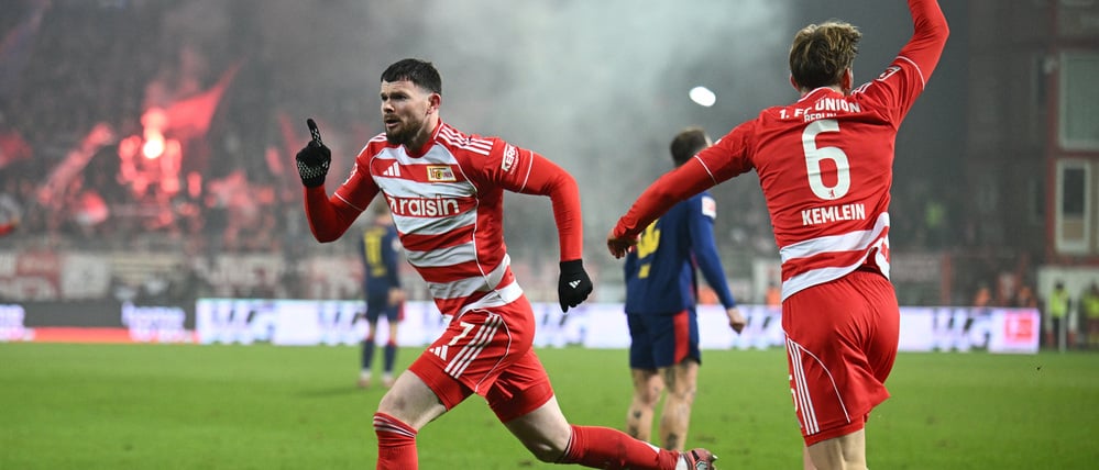 Oliver Burke erzielte Unions erstes Stürmertor seit Mitte September.