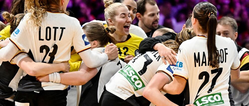 Die deutschen Handballerinen spielen am Sonntag um WM-Gold.