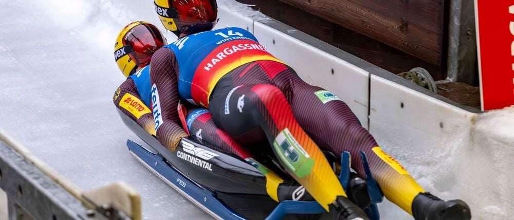 Das Duo Toni Eggert/Florian Müller holte sich beim Rodel-Weltcup in Park City den Sieg.