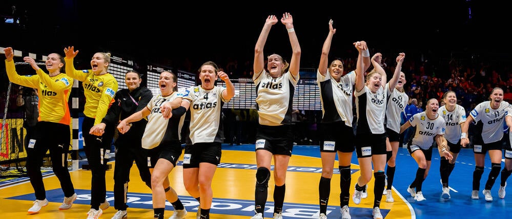 Jubel bei den deutschen Handballerinnen