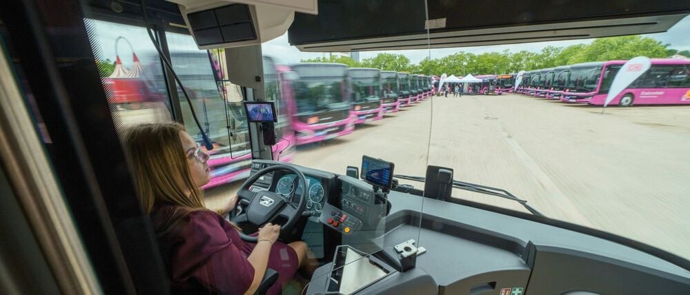 Die Bahn betreibt auch viele Busse - nicht nur für Ersatzverkehr.