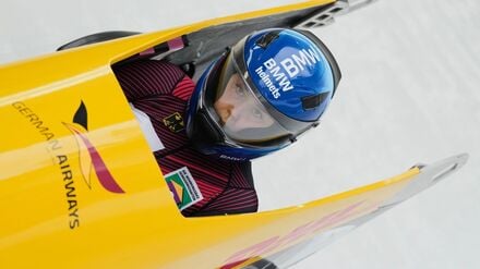 Laura Nolte aus Deutschland fährt beim Monobob-Weltcup in Lillehammer auf Rang drei. (Archivbild)