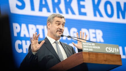 CSU-Chef und Bayerns Ministerpräsident Markus Söder