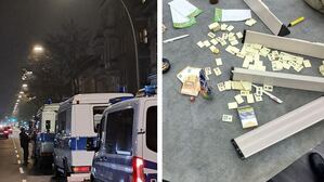 Bei dem Einsatz stellten die Beamten Bargeld sicher.