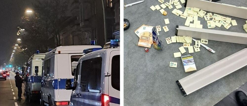 Bei dem Einsatz stellten die Beamten Bargeld sicher.