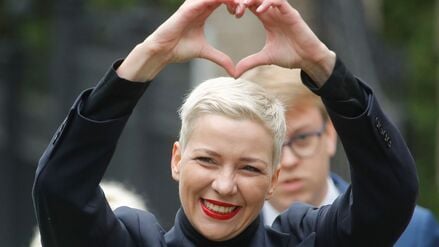 Die prominente belarussische Oppositionspolitikerin Maria Kolesnikowa ist nach jahrelanger Haft wieder in Freiheit. (Archivbild)