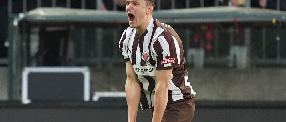 Große Freude: St. Paulis Martijn Kaars stellt gegen Heidenheim seine Torjäger-Qualitäten unter Beweis.