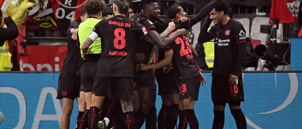Die Profis von Bayer Leverkusen durften im Derby gegen Köln jubeln.