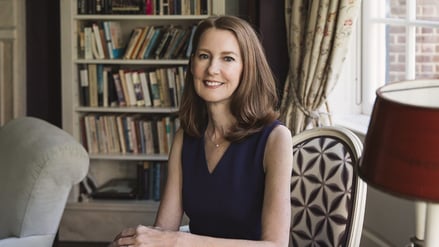 Die amerikanische Glücksexpertin Gretchen Rubin in ihrer New Yorker Wohnung.