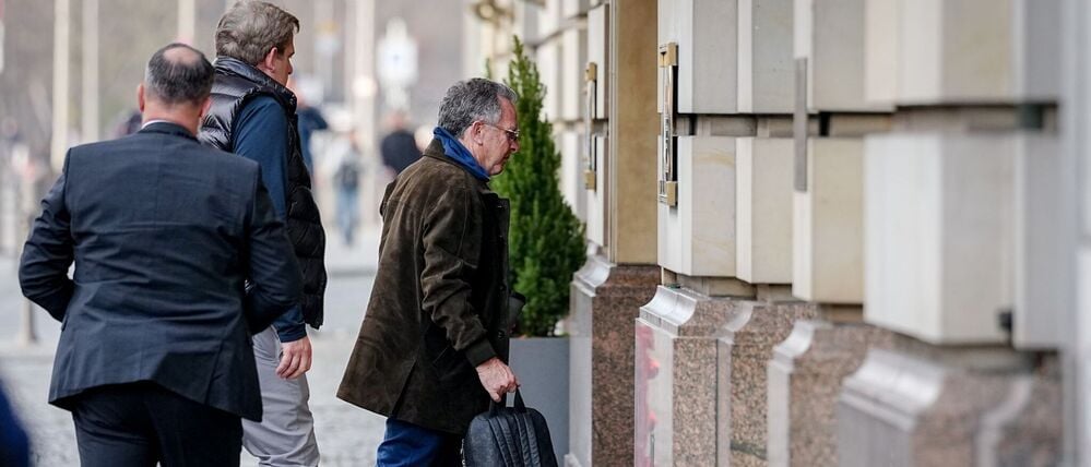 Steve Witkoff, Sondergesandter der Vereinigten Staaten, kommt am Hotel Adlon an.