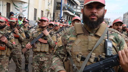 Militärparade im syrischen Homs (Symbolbild).