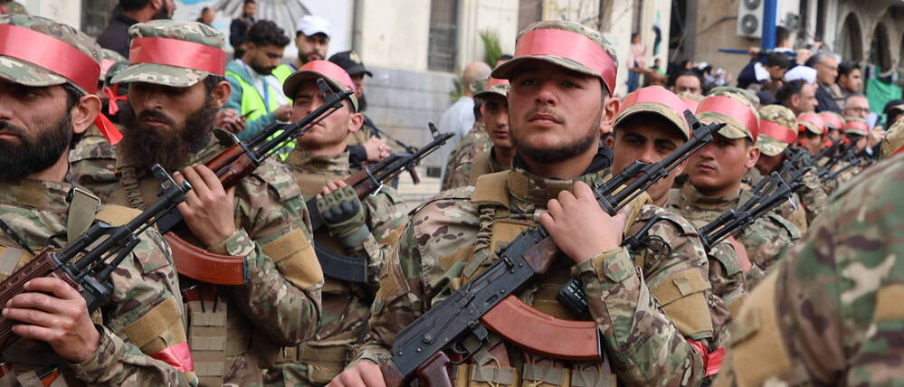 Militärparade im syrischen Homs (Symbolbild).