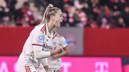 Sehenswerter Treffer gegen den HSV: Bayern-Star Giulia Gwinn. (Archivbild)