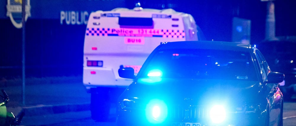 Rettungsfahrzeuge am Bondi Beach.