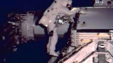 Astronaut an dere ISS