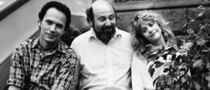 Rob Reiner (Mitte) mit Meg Ryan und Billy Crystal 1989 bei den Dreharbeiten zu „Harry und Sally“.
