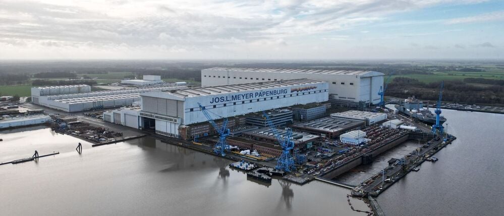 Die Auslastung der Meyer Werft in Papenburg soll mit dem Deal über gut zehn Jahre gesichert sein (Symbolbild).