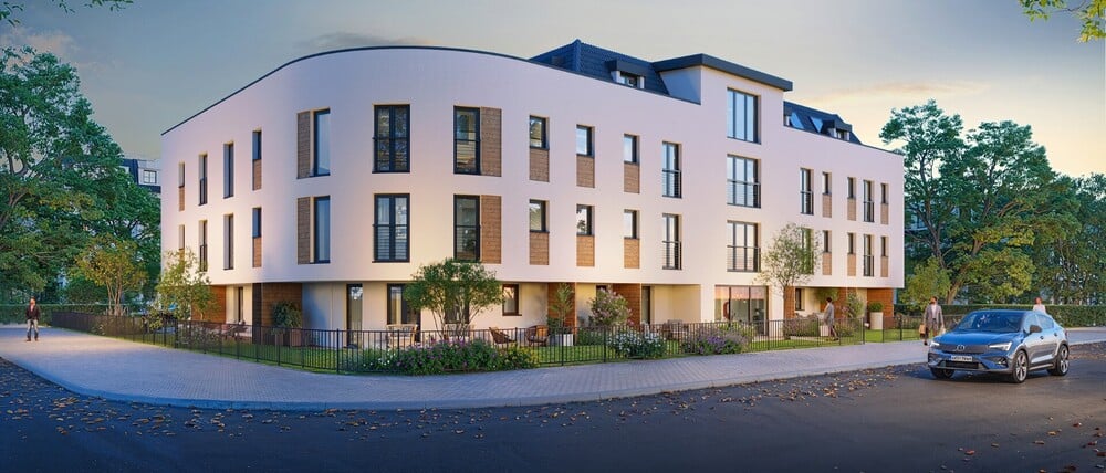 26 Studios und neun Zweizimmer-Wohnungen für Studierende: An der Martin-Buber-Straße 19 in Berlin-Zehlendorf will die Evientro Group neu bauen. Das Bestandsgebäude wird abgerissen, es ist ein dreistöckiges Wohnhaus geplant.